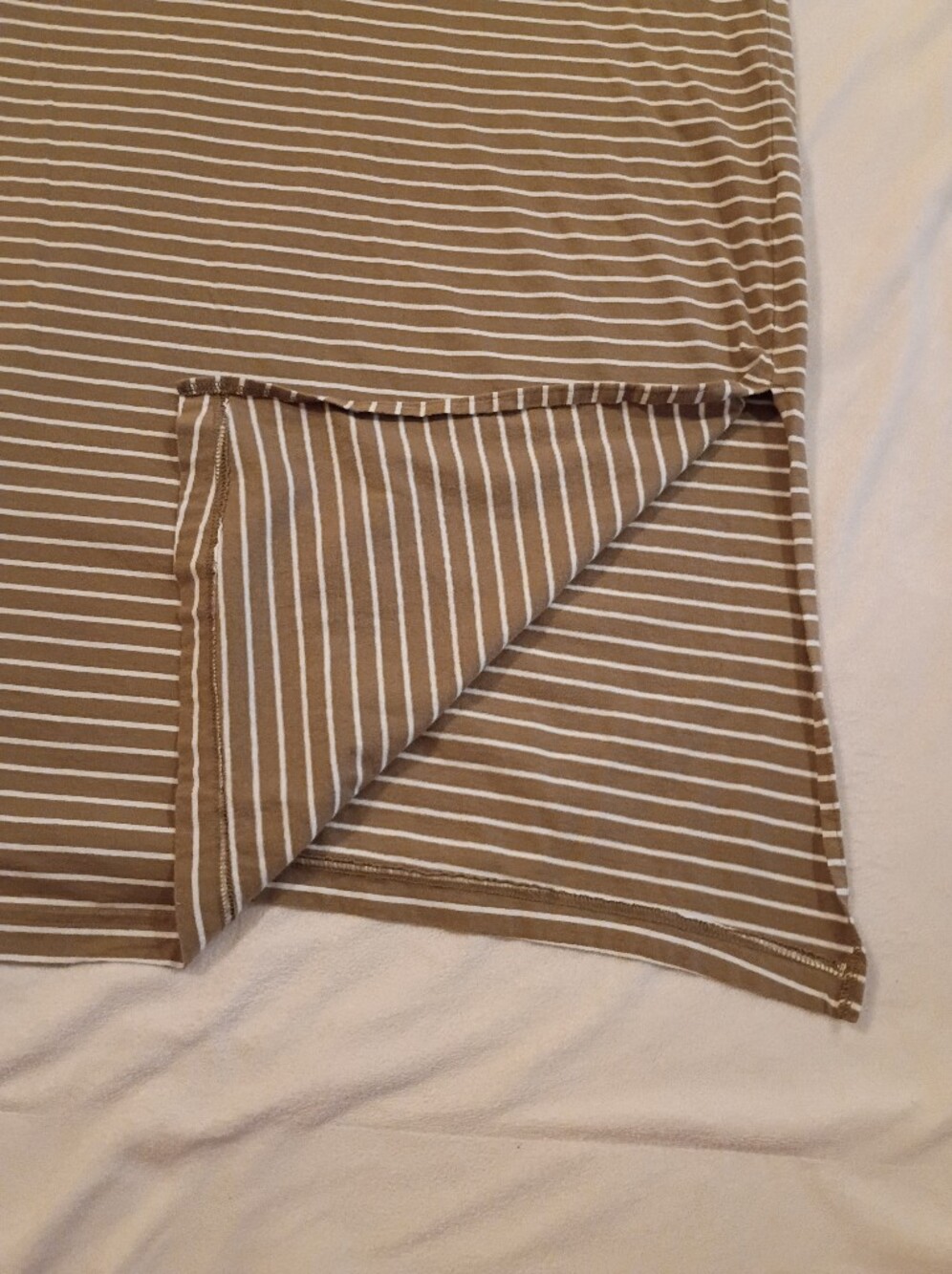 Pact Organic Cotton Softspun Tank Midi Dress Size XXL Monterey Stripe - Picture 4 of 12